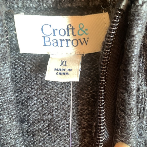 Croft & Barrow quarter zip sweater - Picture 3 of 3
